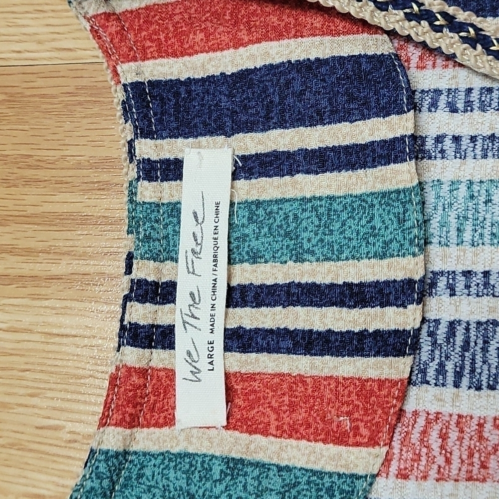 Anthropologie Multicolor Moonriver Striped Blouse - Picture 2 of 5